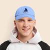 imageDALIX Sailboat Hat Embroidered Cotton Baseball Dad Cap MenLight Blue