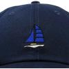 imageDALIX Sailboat Hat Embroidered Cotton Baseball Dad Cap MenNavy Blue
