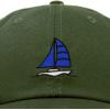 imageDALIX Sailboat Hat Embroidered Cotton Baseball Dad Cap MenOlive