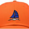 imageDALIX Sailboat Hat Embroidered Cotton Baseball Dad Cap MenOrange