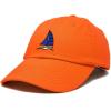 imageDALIX Sailboat Hat Embroidered Cotton Baseball Dad Cap MenOrange
