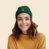 imageDALIX Sorcerer Frog Embroidered Beanie Hat Knit Cap Cold Weather WomensGreen