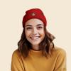 imageDALIX Sorcerer Frog Embroidered Beanie Hat Knit Cap Cold Weather WomensRed