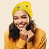 imageDALIX Sorcerer Frog Embroidered Beanie Hat Knit Cap Cold Weather WomensYellow
