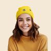 imageDALIX Sorcerer Frog Embroidered Beanie Hat Knit Cap Cold Weather WomensYellow