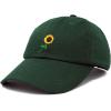 imageDALIX Sunflower Hat Womens Floral Baseball Cap WashedDark Green