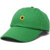 imageDALIX Sunflower Hat Womens Floral Baseball Cap WashedKelly Green