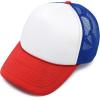 imageDALIX Trucker Hat Mesh Cap 12 Pack Dozen DealRed White Royal
