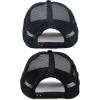 imageDALIX Two Tone Blank Trucker Hats Caps 2 for 1BlackNavy Blue