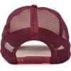 imageDALIX Two Tone Blank Trucker Hats Caps 2 for 1MaroonWhite