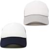 imageDALIX Two Tone Blank Trucker Hats Caps 2 for 1Navy BlueLight Gray