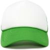 imageDALIX Two Tone Trucker Hat Summer Mesh Cap with Adjustable Snapback StrapGreen