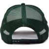 imageDALIX Two Tone Trucker Hat Summer Mesh Cap with Adjustable Snapback StrapGreen White