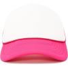imageDALIX Two Tone Trucker Hat Summer Mesh Cap with Adjustable Snapback StrapHot Pink