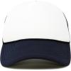 imageDALIX Two Tone Trucker Hat Summer Mesh Cap with Adjustable Snapback StrapNavy Blue