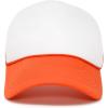 imageDALIX Two Tone Trucker Hat Summer Mesh Cap with Adjustable Snapback StrapOrange