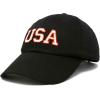 imageDALIX USA Baseball Cap Flag Hat Team US America Navy Red White Blue Gray Khaki BlackBlack