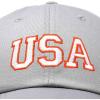 imageDALIX USA Baseball Cap Flag Hat Team US America Navy Red White Blue Gray Khaki BlackGray