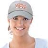 imageDALIX USA Baseball Cap Flag Hat Team US America Navy Red White Blue Gray Khaki BlackGray