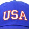 imageDALIX USA Baseball Cap Flag Hat Team US America Navy Red White Blue Gray Khaki BlackRoyal Blue