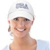 imageDALIX USA Baseball Cap Flag Hat Team US America Navy Red White Blue Gray Khaki BlackWhite