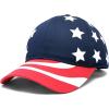 imageDALIX United States Hat Baseball Cap Snapback USA Flag Independence Day Memorial Veteran Army Military Red White Blue