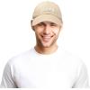 imageDALIX Wifey Hubby Couples Dad Hats Baseball Caps Married Gift Set of 2Khaki