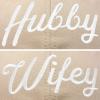 imageDALIX Wifey Hubby Couples Dad Hats Baseball Caps Married Gift Set of 2Khaki