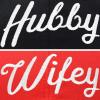 imageDALIX Wifey Hubby Couples Dad Hats Baseball Caps Married Gift Set of 2Redblack