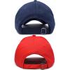imageDALIX Wifey Hubby Couples Dad Hats Baseball Caps Married Gift Set of 2Rednavy