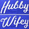 imageDALIX Wifey Hubby Couples Dad Hats Baseball Caps Married Gift Set of 2Royal Blue