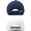 imageDALIX Wifey Hubby Couples Dad Hats Baseball Caps Married Gift Set of 2Whitenavy