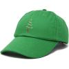 imageXmas Holidays Christmas Tree Ball Cap Embroidered HatKelly Green