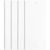 imageDALIX 825quot White Vertical Blinds Replacement Slats Sliding Door Window 4 Pack