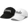 imageDALIX Bride Groom Dad Hats Baseball Caps Newlywed Wedding Party GiftWhiteblack