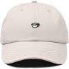 imageDALIX Lil Matcha Embroidered Cotton Summer Outdoor Baseball Cap Dad Hat WomensBeige