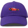 imageDALIX Race Car Hats Dad Hat Baseball Cap Embroidered Custom Cotton CapsPurple