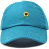 imageDALIX Sunflower Hat Womens Floral Baseball Cap WashedTeal