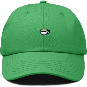 imageDALIX Lil Matcha Embroidered Cotton Summer Outdoor Baseball Cap Dad Hat WomensKelly Green