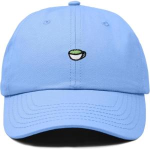 imageDALIX Lil Matcha Embroidered Cotton Summer Outdoor Baseball Cap Dad Hat WomensLight Blue