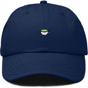 imageDALIX Lil Matcha Embroidered Cotton Summer Outdoor Baseball Cap Dad Hat WomensNavy Blue
