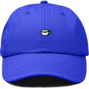 imageDALIX Lil Matcha Embroidered Cotton Summer Outdoor Baseball Cap Dad Hat WomensRoyal Blue