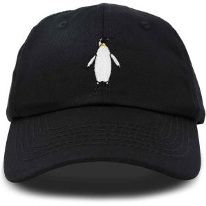 imageDALIX Penguin Hat Dad Baseball Cap Great AukBlack