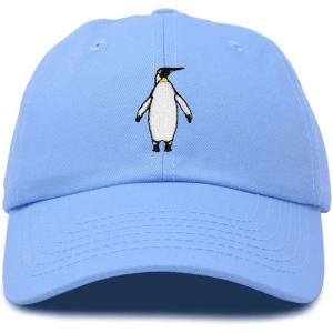 imageDALIX Penguin Hat Dad Baseball Cap Great AukLight Blue