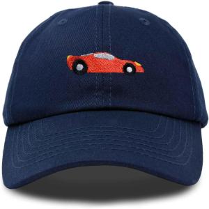 imageDALIX Race Car Hats Dad Hat Baseball Cap Embroidered Custom Cotton CapsNavy Blue