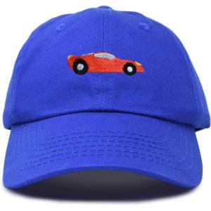 imageDALIX Race Car Hats Dad Hat Baseball Cap Embroidered Custom Cotton CapsRoyal Blue