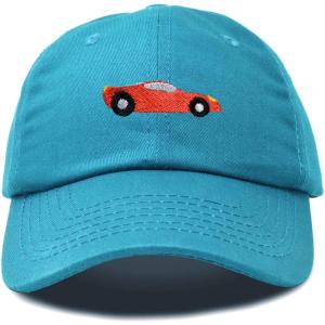 imageDALIX Race Car Hats Dad Hat Baseball Cap Embroidered Custom Cotton CapsTeal