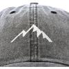 imageDALIX Outdoor Cap Mountain Dad Hat Womens Mens Hiking Vintage CottonBlack