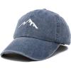 imageDALIX Outdoor Cap Mountain Dad Hat Womens Mens Hiking Vintage CottonNavy Blue