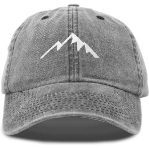 imageDALIX Outdoor Cap Mountain Dad Hat Womens Mens Hiking Vintage CottonBlack
